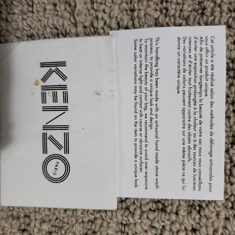3/$100 Authentic Kenzo Tote - Picture 10 of 16